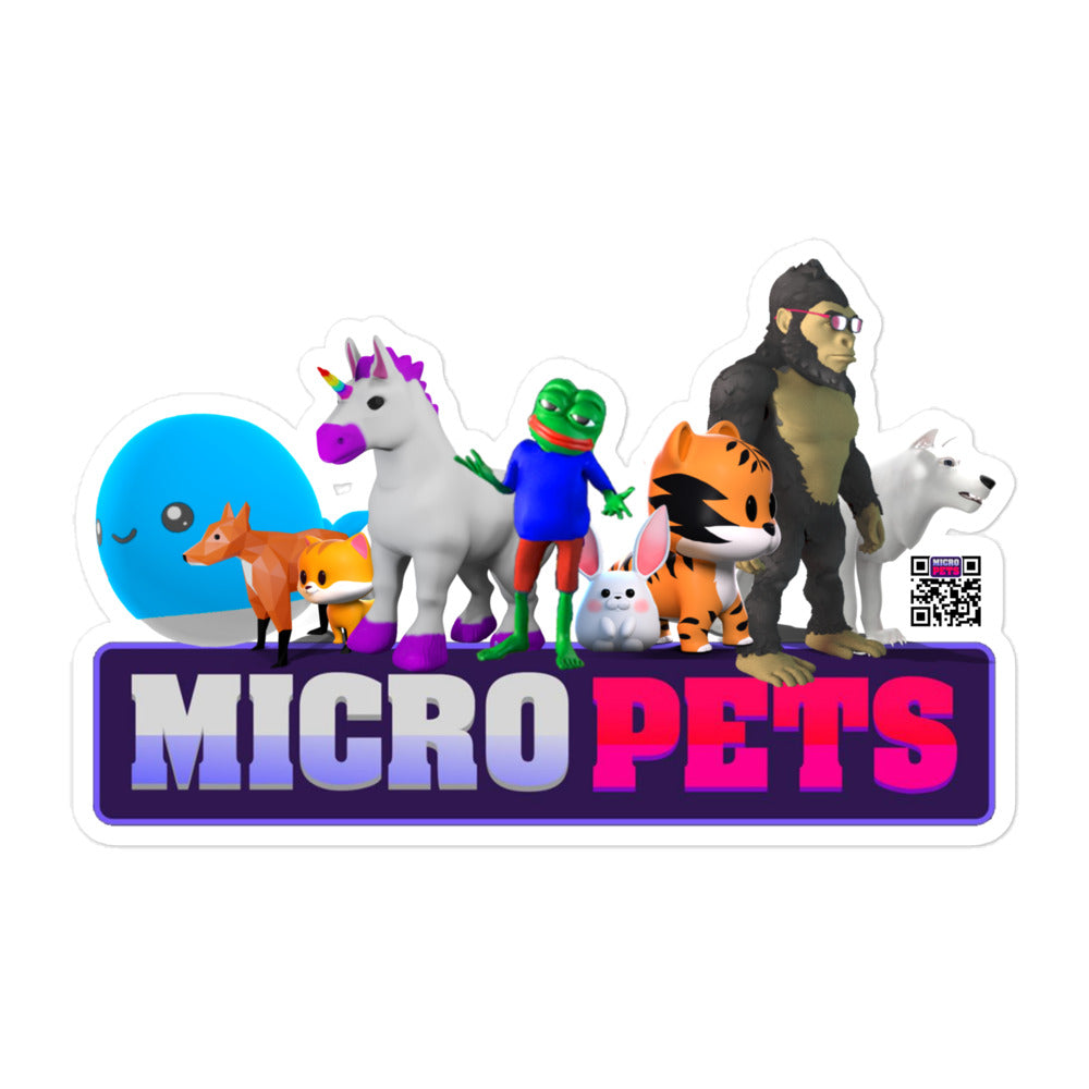 Micropets Season 2 Logo Sticker