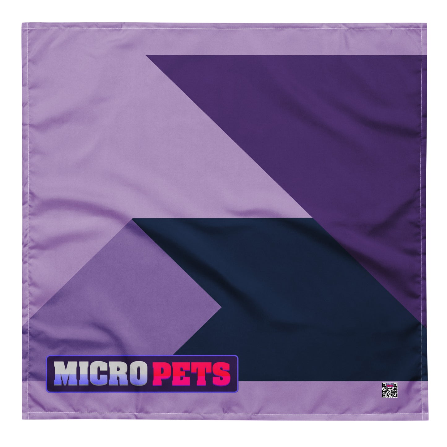MicroPets Logo and Colours All-Over Print Bandana for Pets