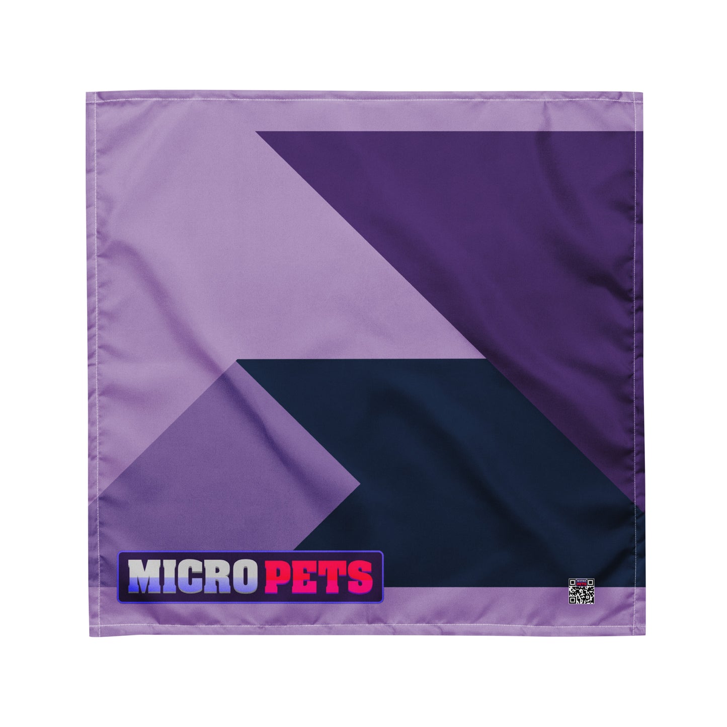MicroPets Logo and Colours All-Over Print Bandana for Pets
