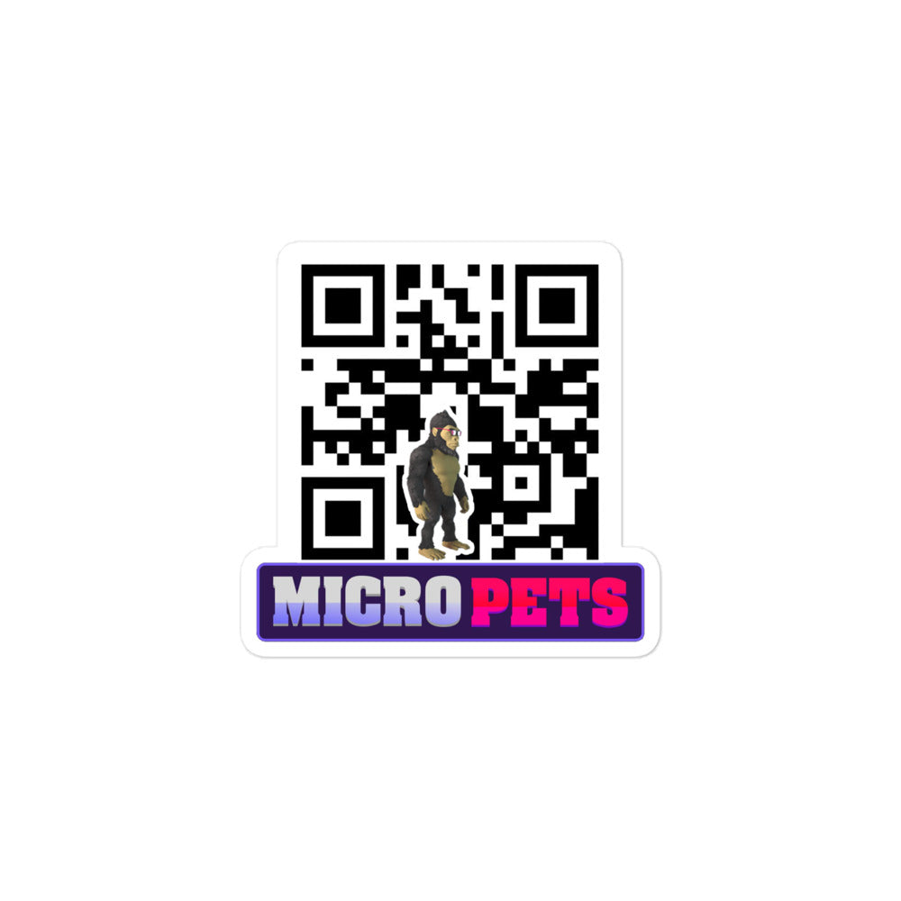 Micropets Feg QR Code Sticker