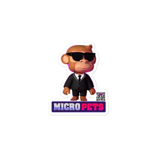 Micropets Agent 48 Tux Bubble-free stickers