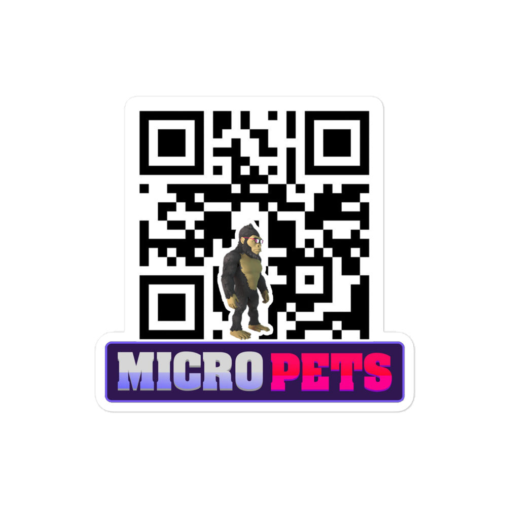 Micropets Feg QR Code Sticker