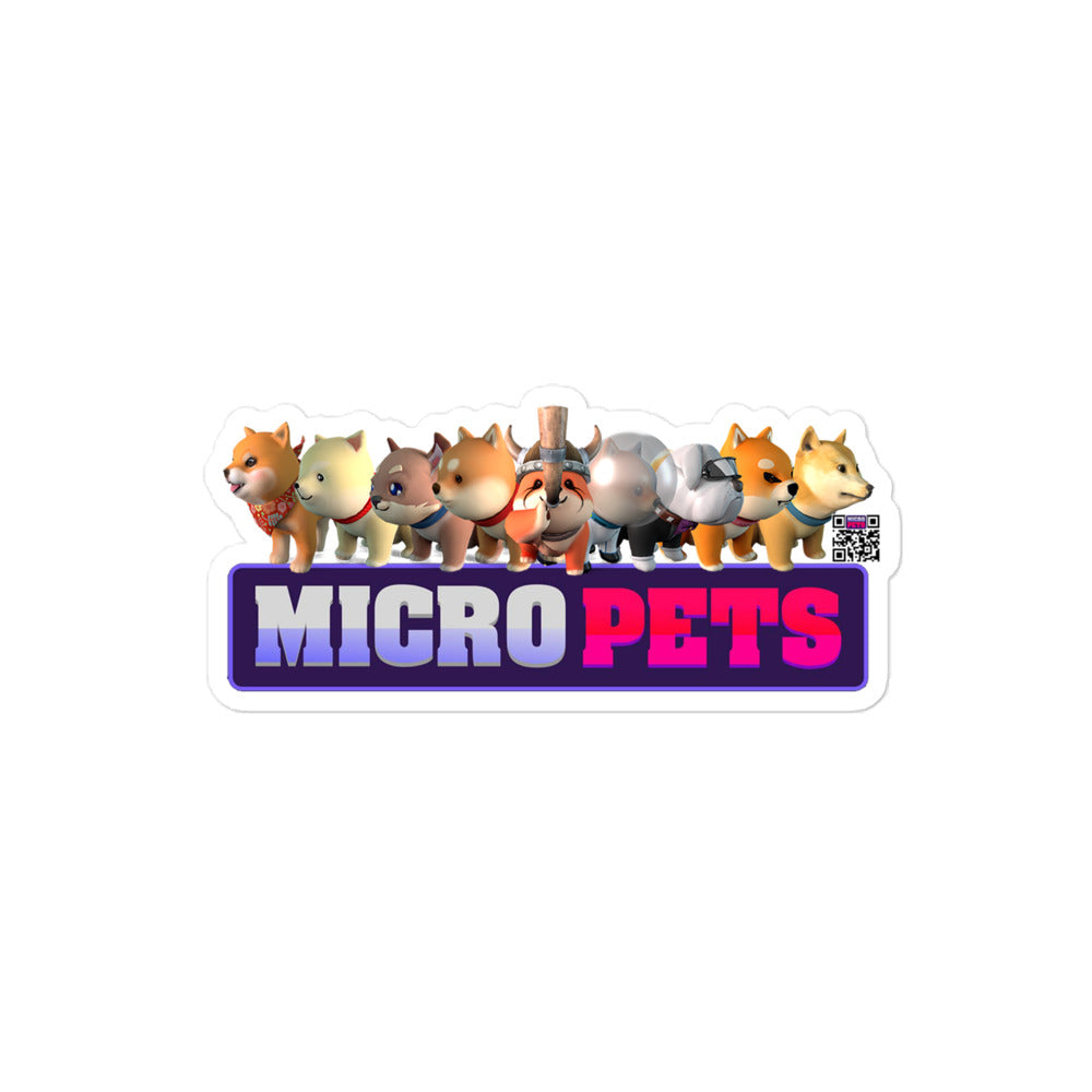 Micropets Season 1 Logo Sticker