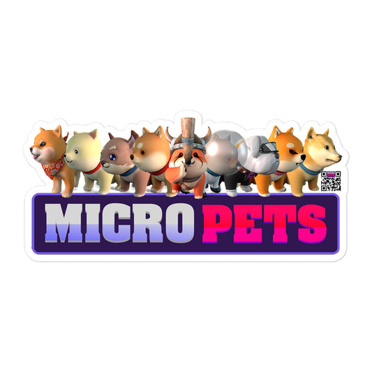 Micropets Season 1 Logo Sticker