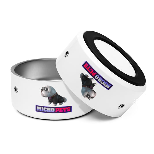 MicroPets Hoge Pet Premium Stainless Steel Pet Bowl