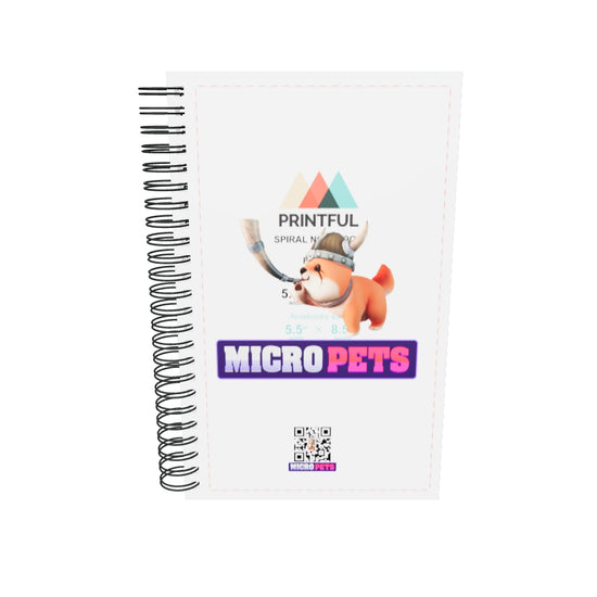 MicroPets Floki Pet Spiral Notebook