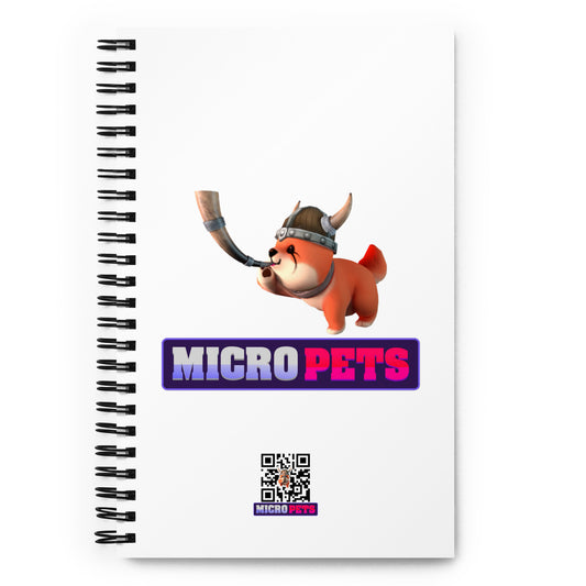 MicroPets Floki Pet Spiral Notebook